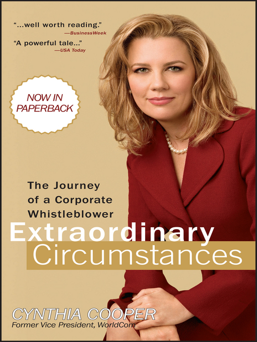 Title details for Extraordinary Circumstances by Cynthia Cooper - Wait list